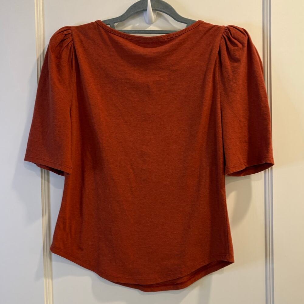 Anthropologie Rust Blouse - Picture 4 of 5